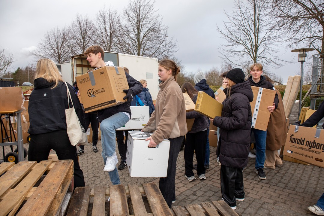 fgu østjylland transport og logisitikværksted fant sierra leone pakke plukke container shipping truck ghana gambia danmark ukraine udvikling