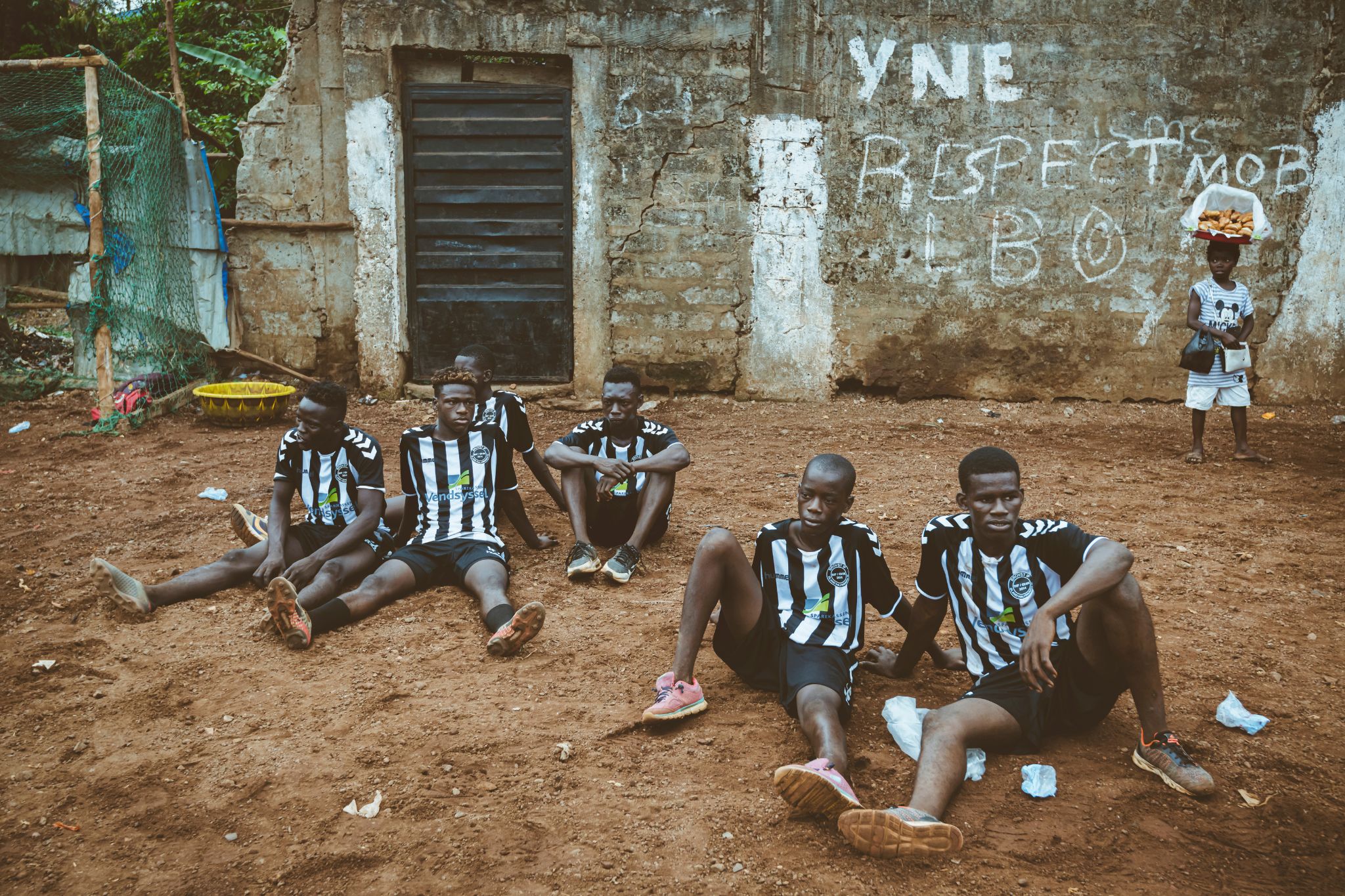 fant sierra leone fodbold unge lokale idrætsforeninger sport freetown