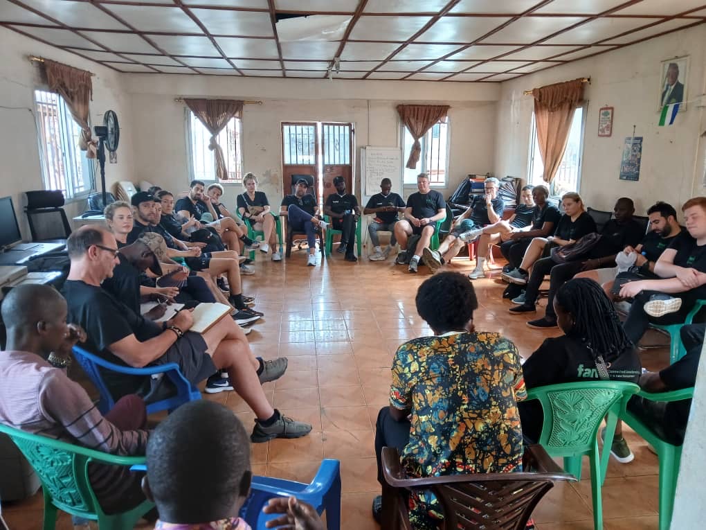connected leadership lederkursus leadership course programme sierra leone FANT steve hall