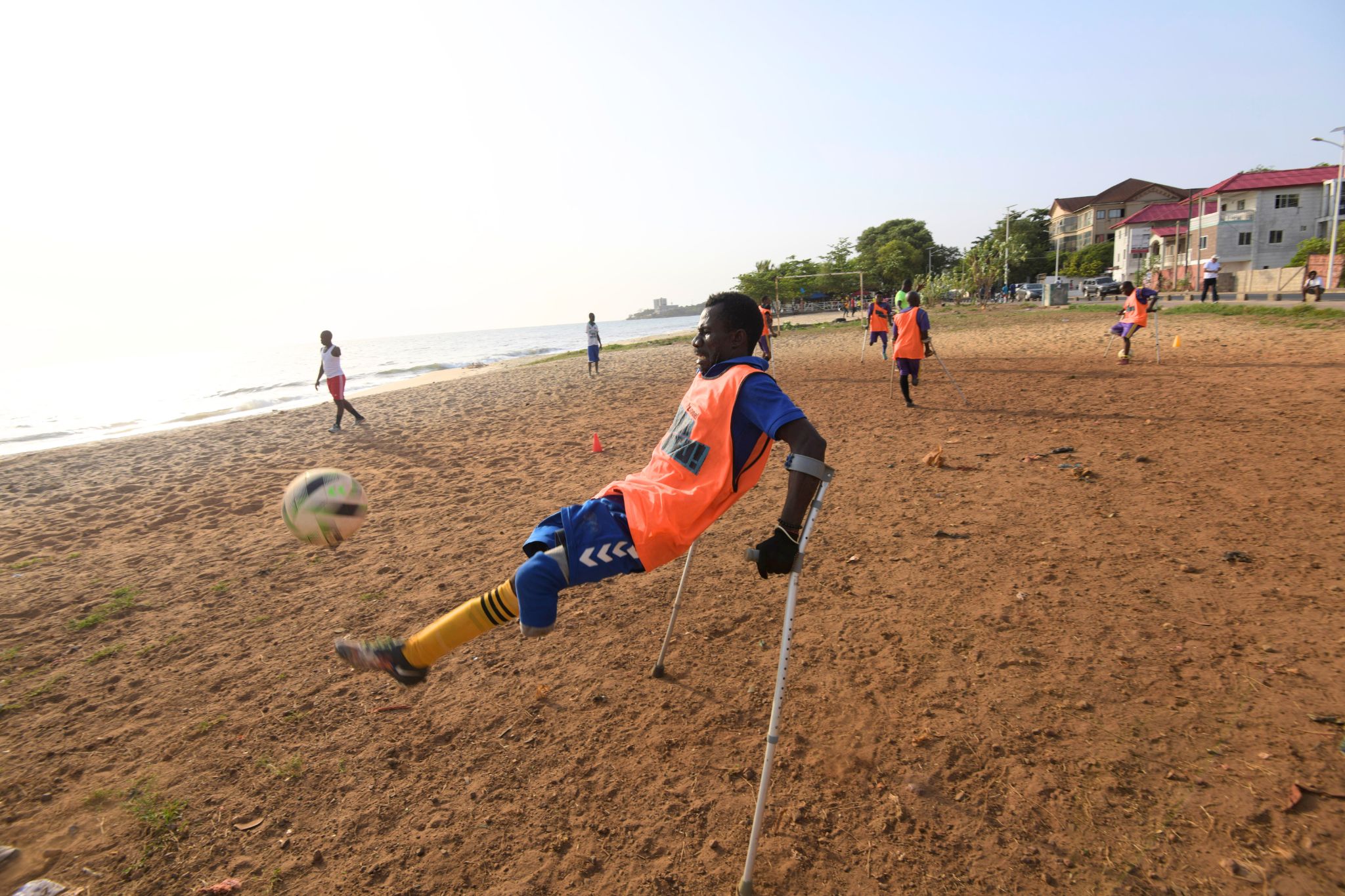 disability sport network disnet flying stars amputees sport for folk med handicap mennesker handicappede sierra leone udvikling FANT