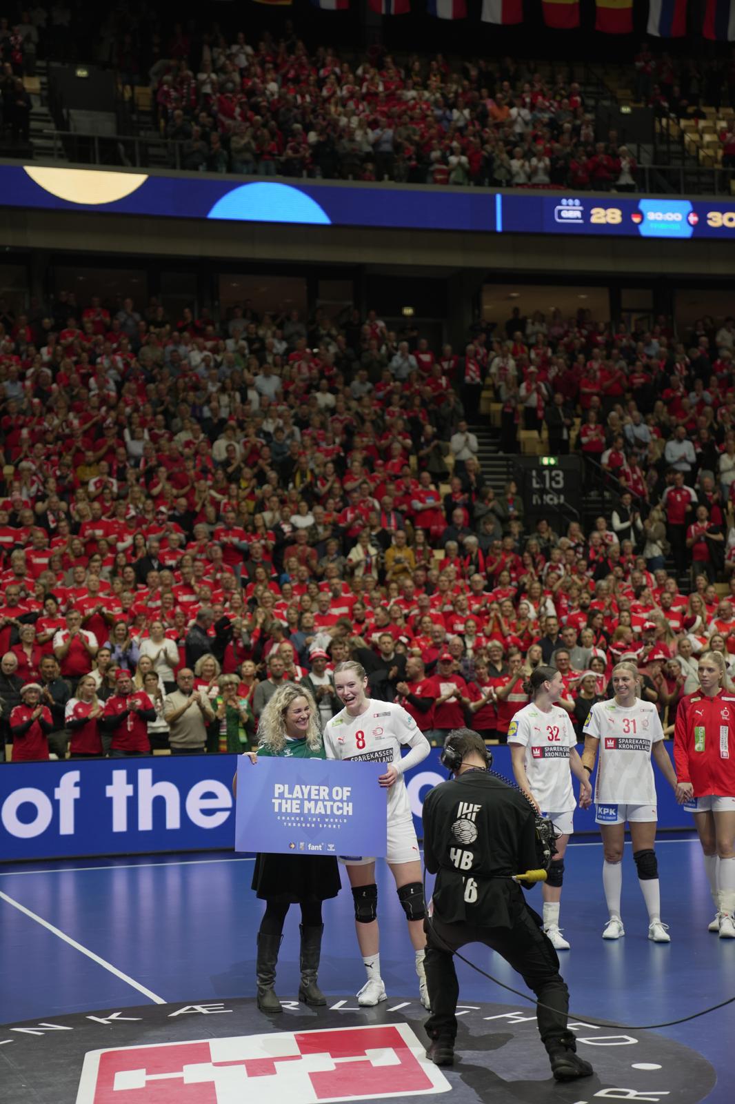 Player of the Match FANT hummel handball håndbold IHF VM World Cup World Championships