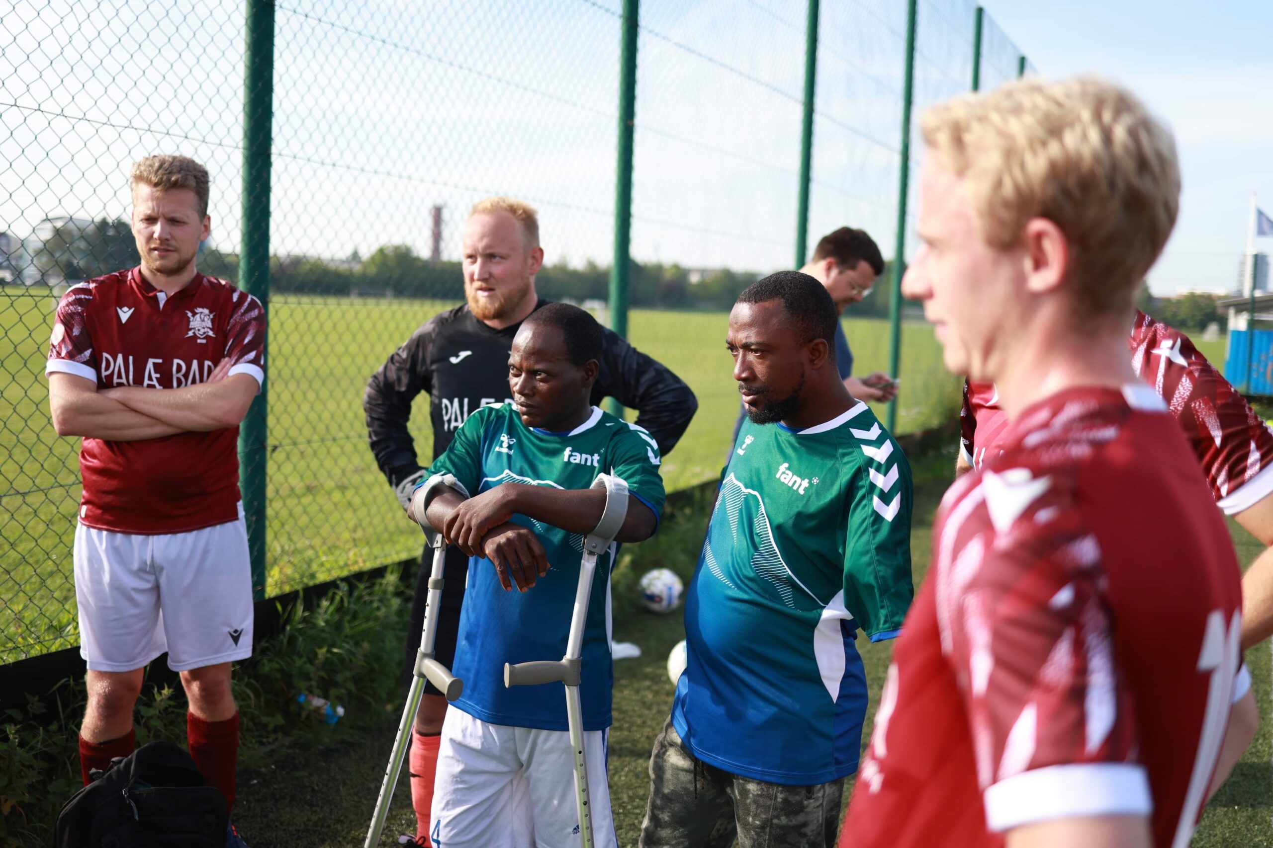 Mandsholdet FANT Sierra Leone tredje halvleg