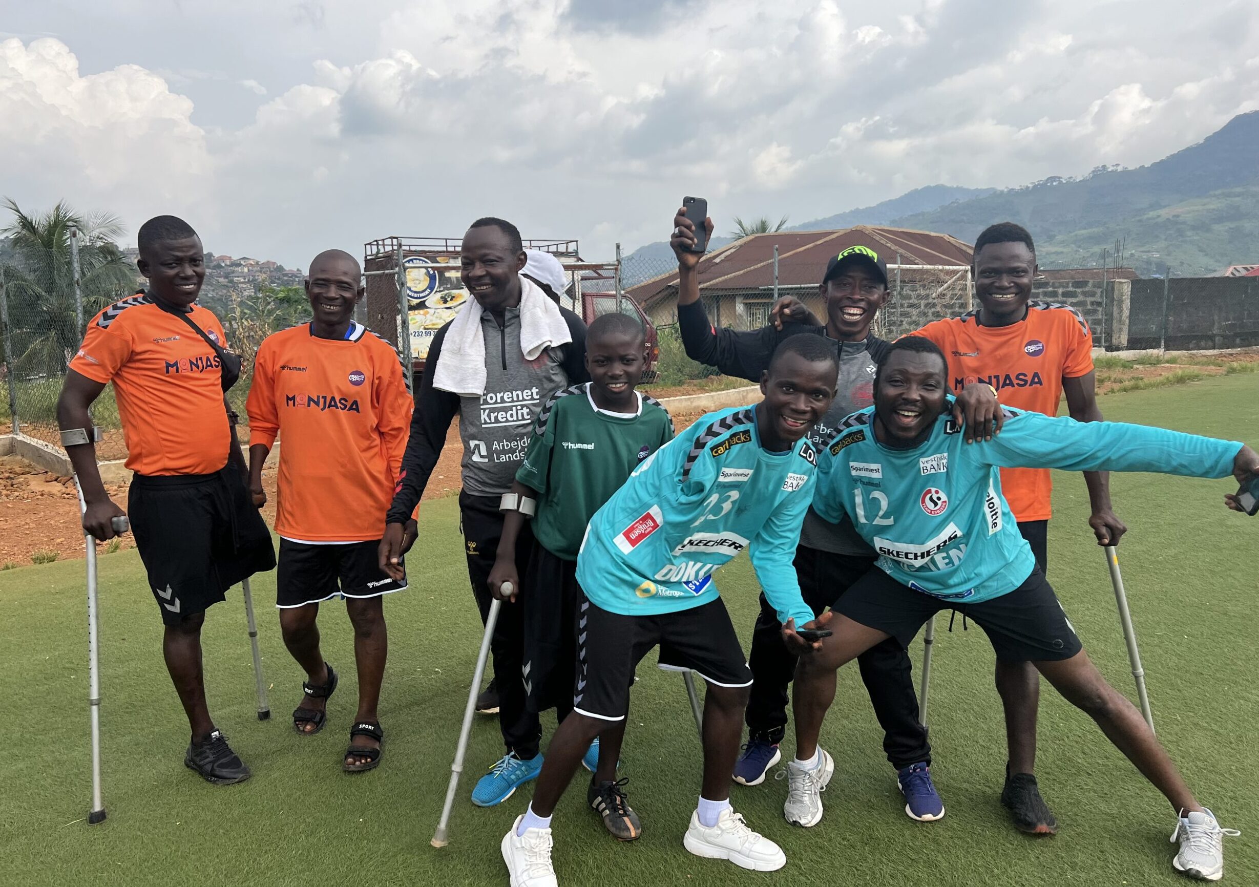 Premier League FSA Youth amputee fodbold FANT Sierra Leone udvikling amputerede spillere