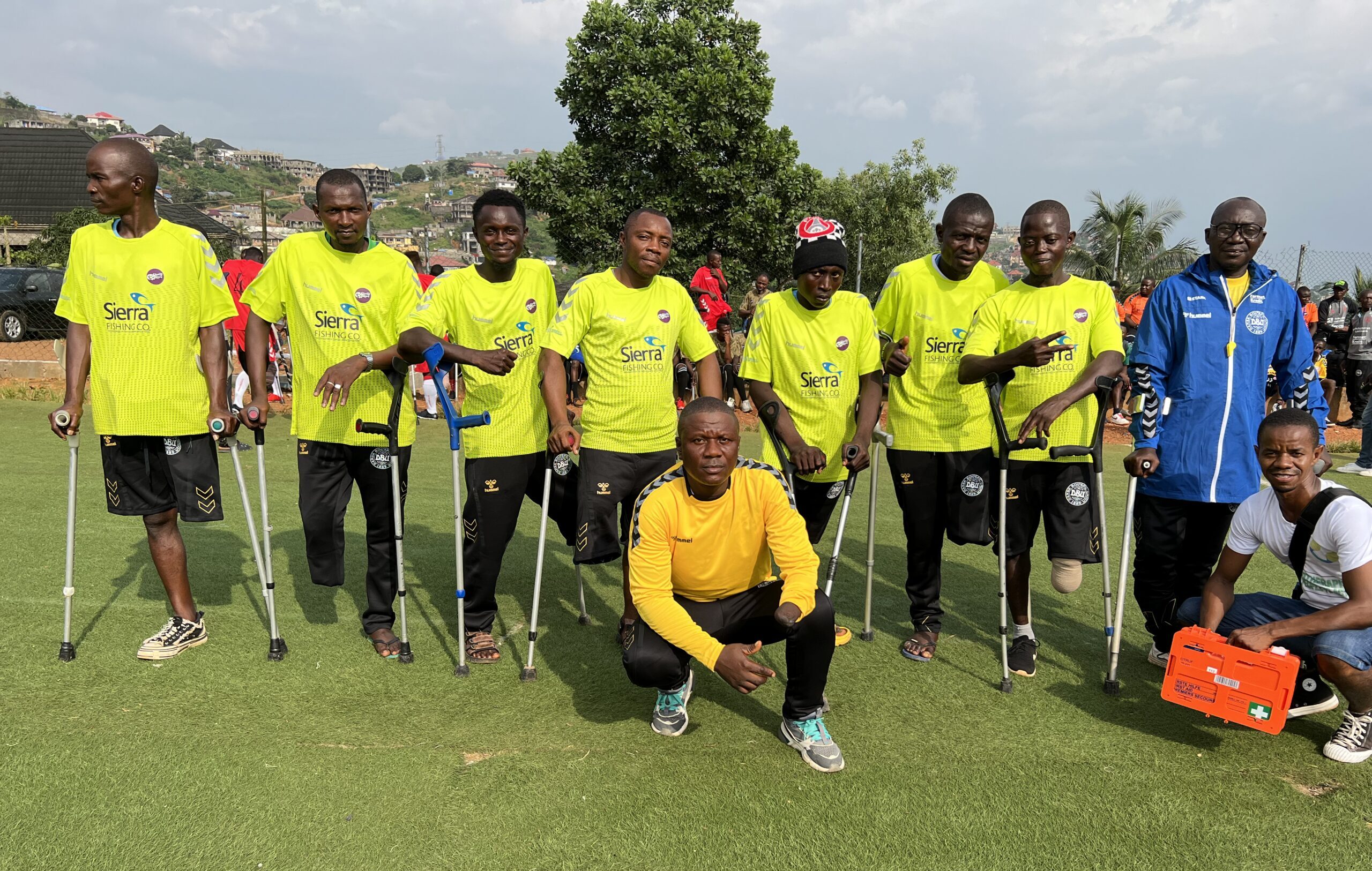 Premier League FSA Youth amputee fodbold FANT Sierra Leone udvikling amputerede spillere