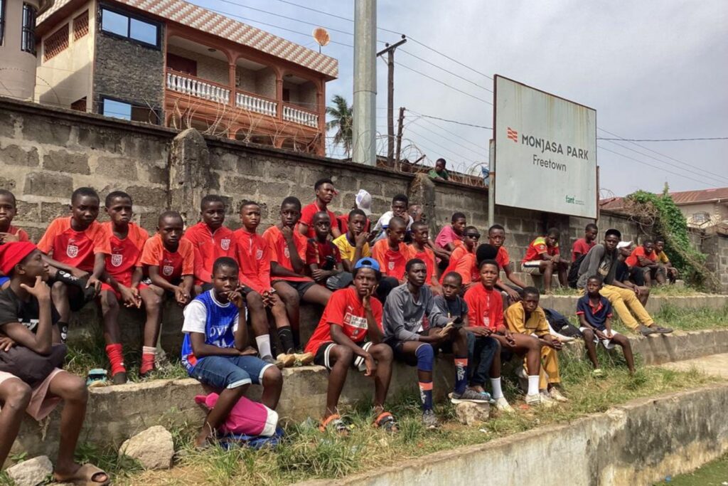 Karma Cup Sierra Leone FANT Monjasa Park Freetown Talent Team december fodbold turnering